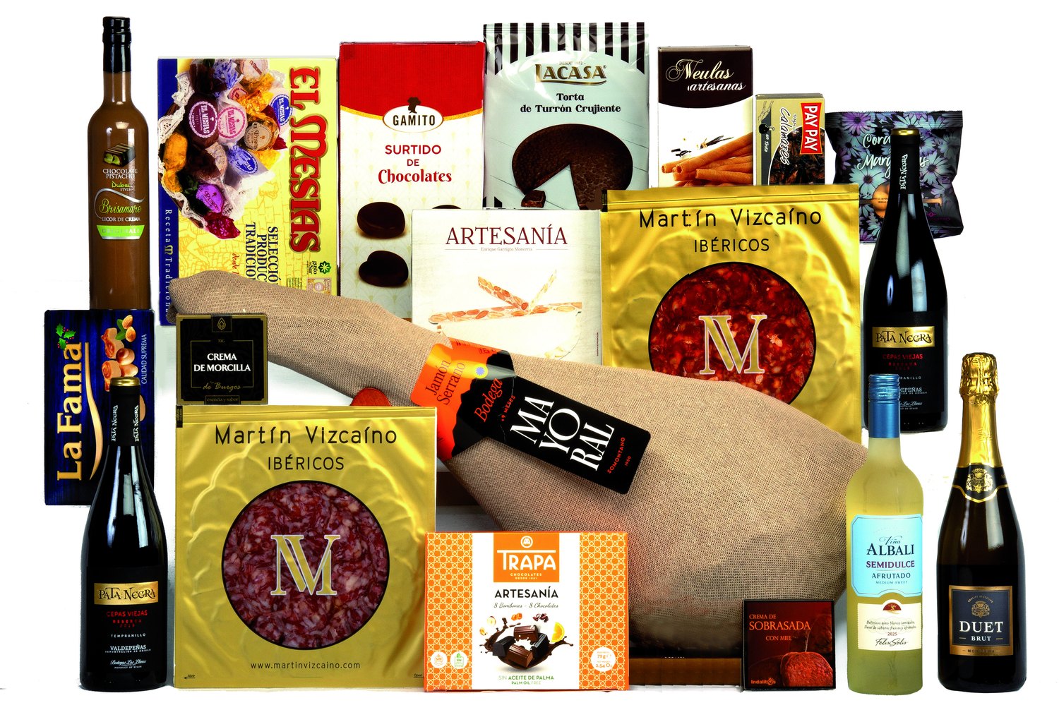 Lote Surtido con Jamón Gran Selección Alimentado con Castañas — Ref. 145