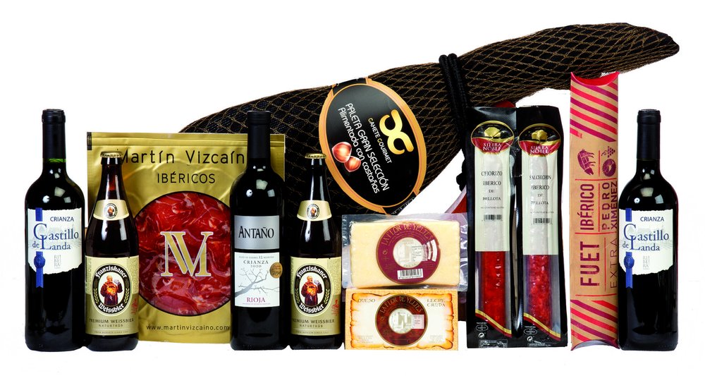 Caja Jamoneracon Paleta Gran Selección Alimentada con Castañas — Ref. 502