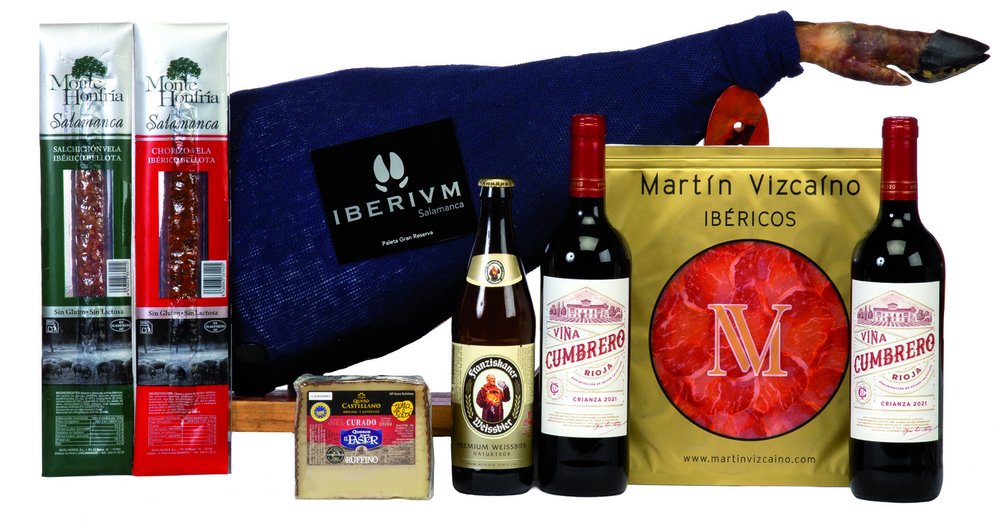 Caja Jamonera con Paleta Gran Reserva de Ibéricos Izquierdo IBERIUM — Ref. 504