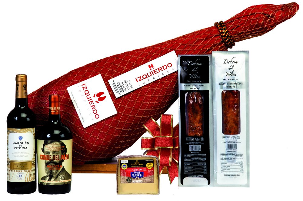 Caja Jamonera con Jamón Ibérico de Cebo de Salamanca — Ref. 512