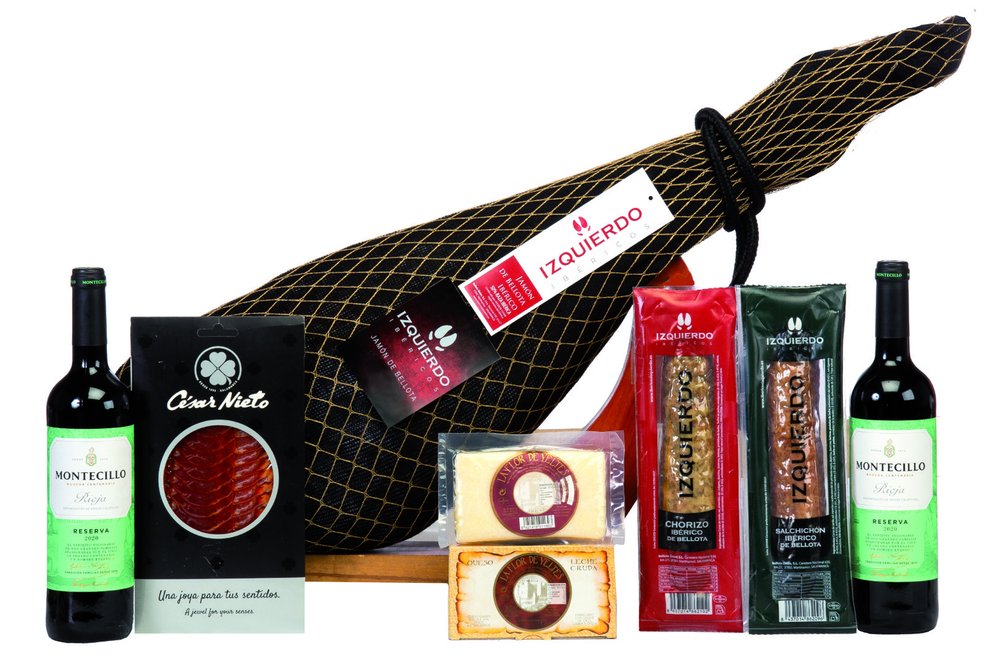 Caja Jamonera con Jamón Ibérico de Bellota de Salamanca — Ref. 514