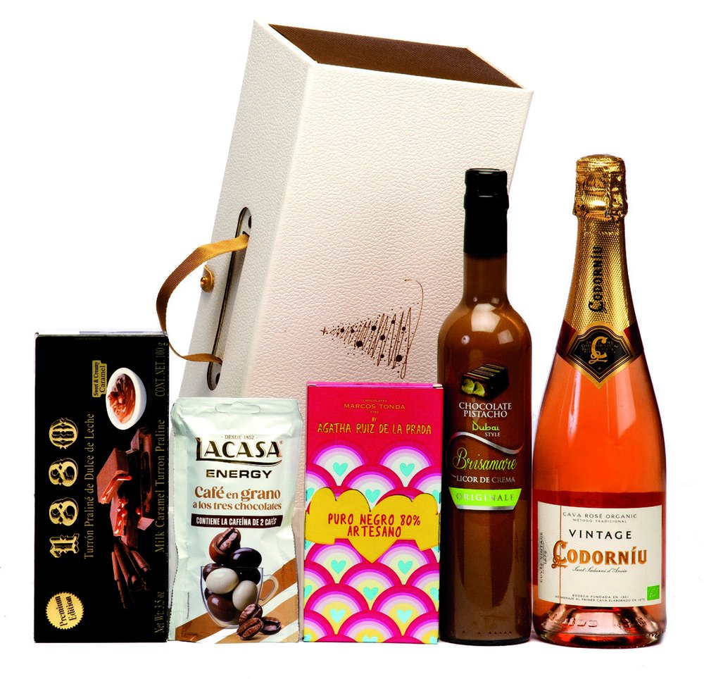 Maletín Blanco con Asa Dulce Selección — Ref. 590