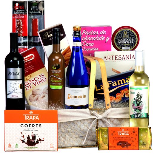 Cesta de Forja Forrada Surtida — Ref. 401