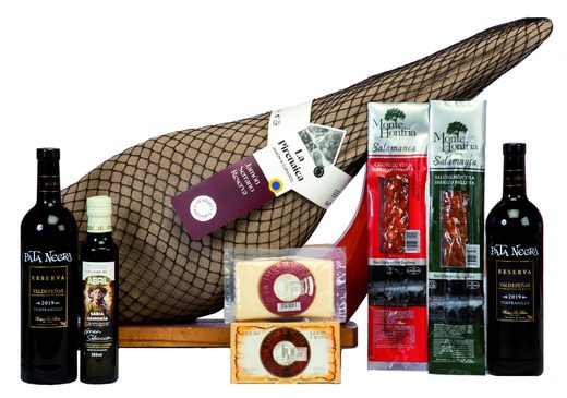 Caja Jamonera con Jamón Serrano Reserva Corte V — Ref. 508