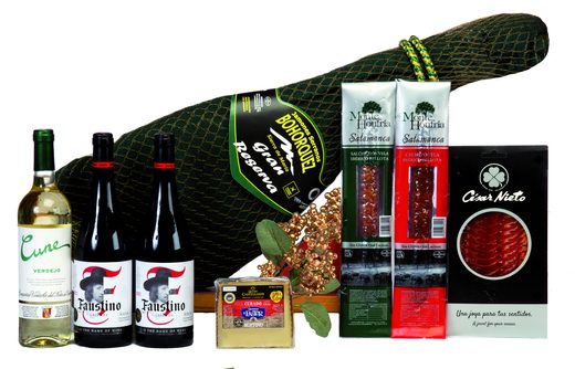 Caja Jamonera con Jamón Serrano Gran Reserva Corte V — Ref. 509