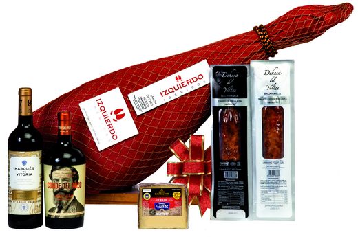 Caja Jamonera con Jamón Ibérico de Cebo de Salamanca — Ref. 512