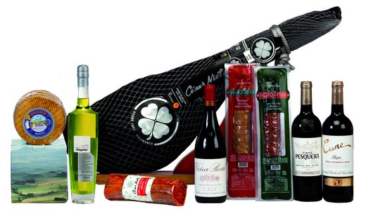 Caja Jamonera con Jamón 100% Ibérico de Bellota D.O.P. Guijuelo — Ref. 515